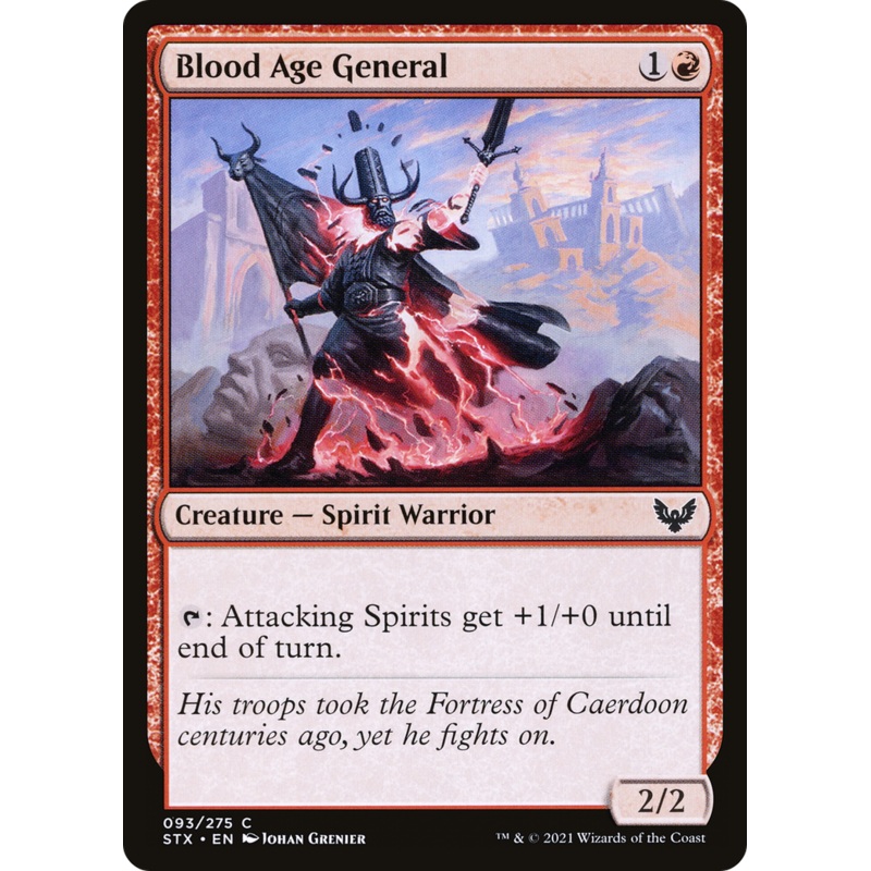 Blood Age General [Strixhaven: School of Mages]