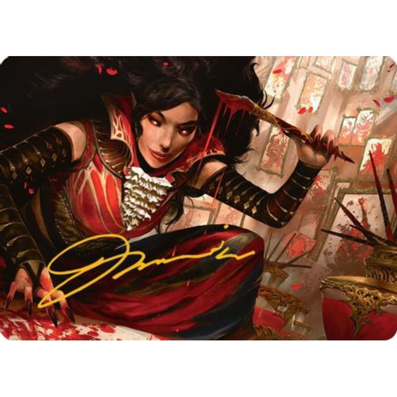 Blood Artist Art Card (Gold-Stamped Signature) (022) – Art Series: Innistrad Remastered