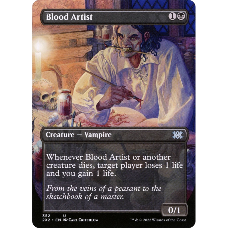 Blood Artist (Borderless Alternate Art) [Double Masters 2022]