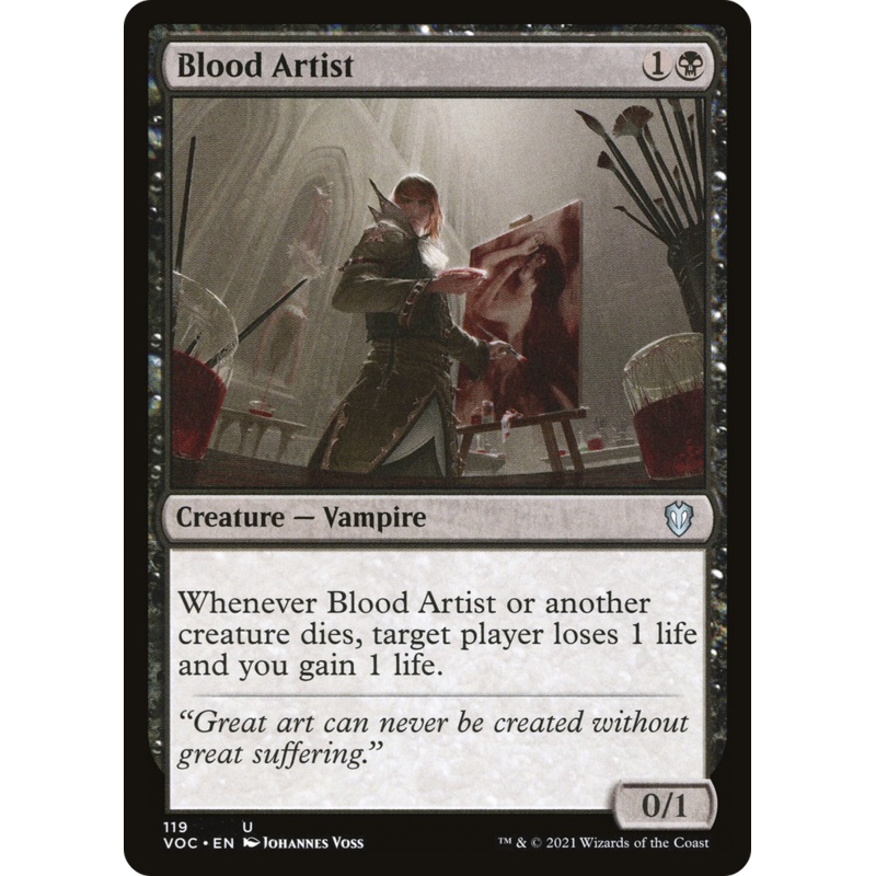 Blood Artist [Innistrad: Crimson Vow Commander]