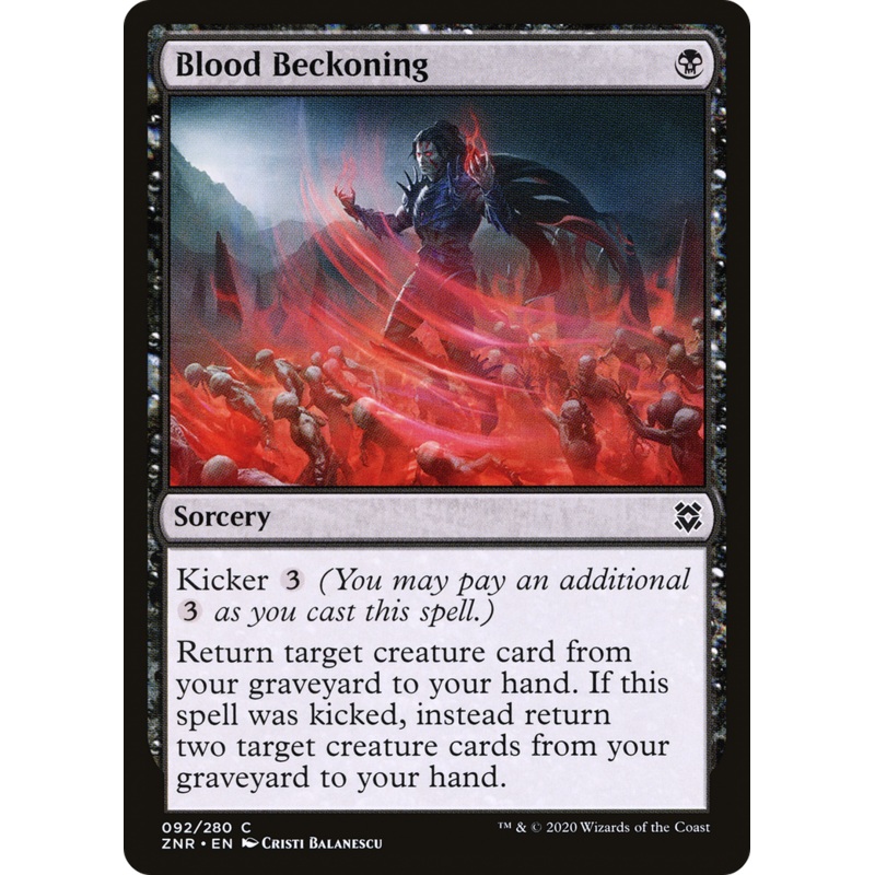 Blood Beckoning [Zendikar Rising] Foil
