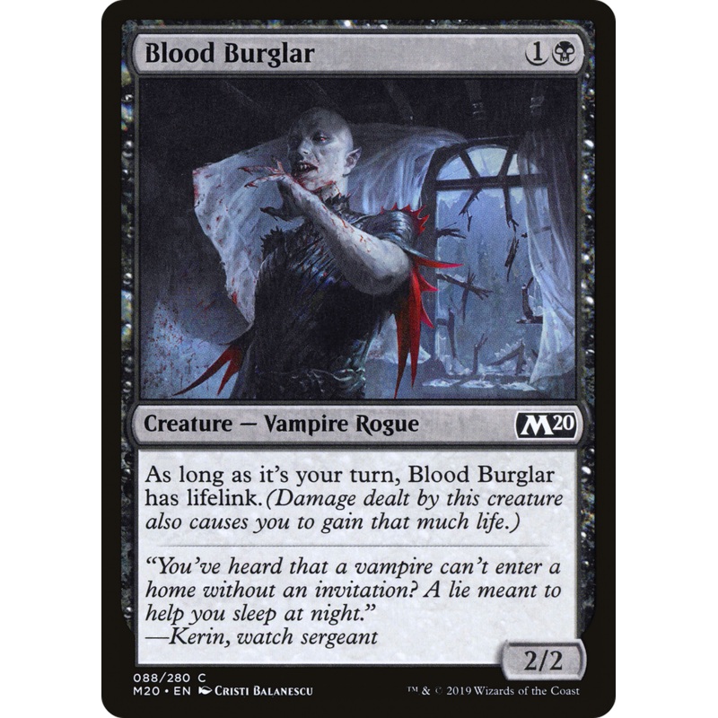 Blood Burglar [Core Set 2020] Foil