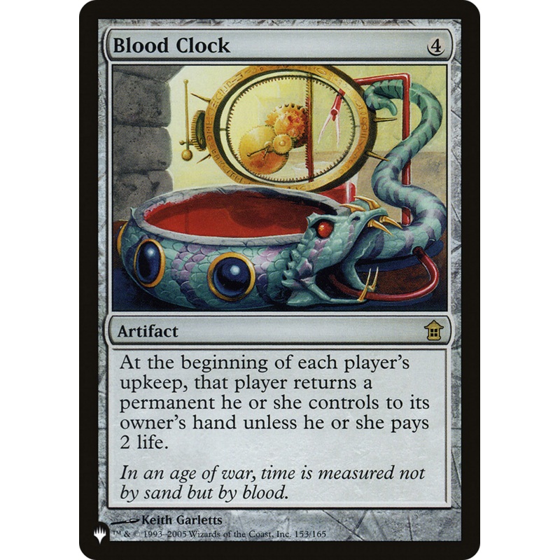 Blood Clock [The List]