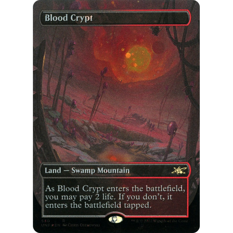 Blood Crypt (Borderless) (Galaxy Foil) [Unfinity]
