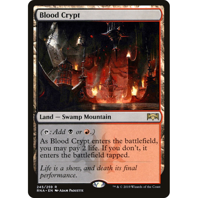 Blood Crypt [Ravnica Allegiance] Foil