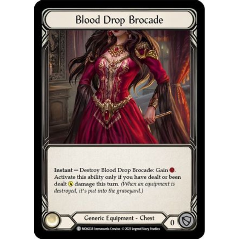 Blood Drop Brocade Unlimited Edition Rainbow Foil (MON238) – Monarch