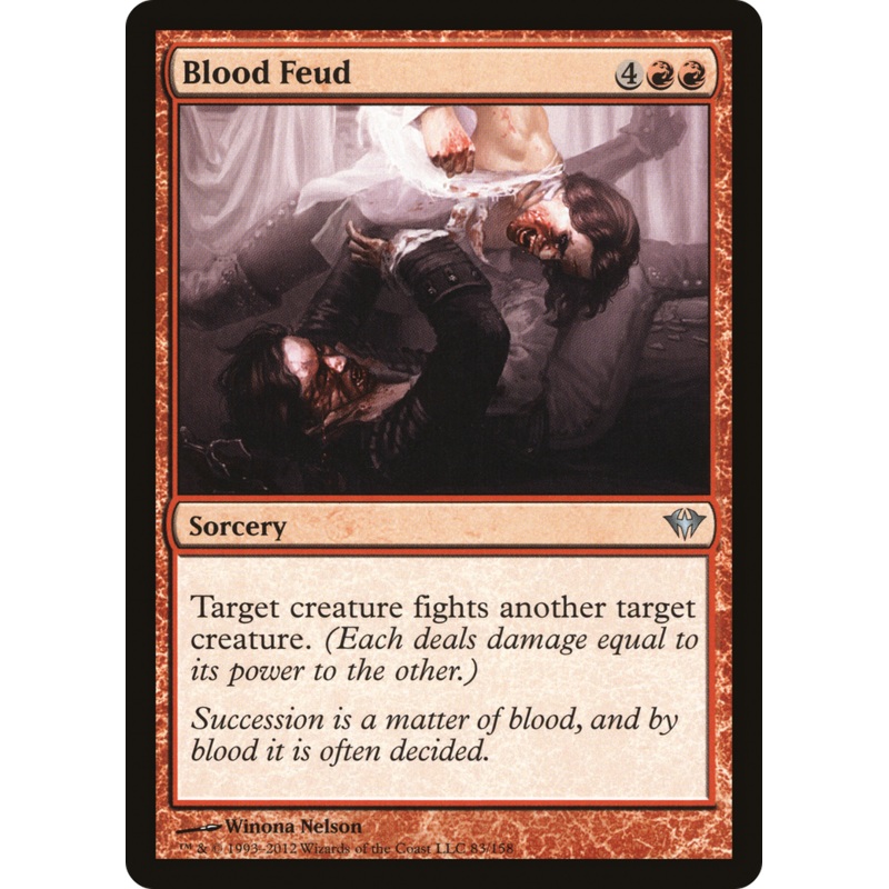 Blood Feud [Dark Ascension] Foil