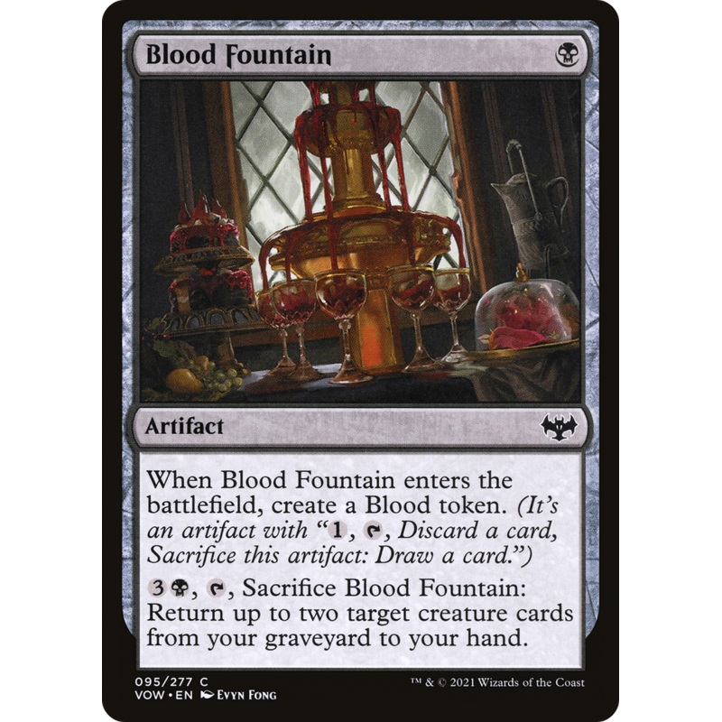 Blood Fountain [Innistrad: Crimson Vow] Foil