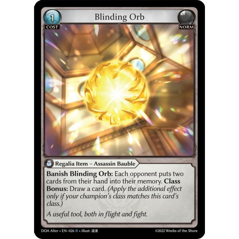 Blinding Orb (026) [Dawn of Ashes: Alter Edition]