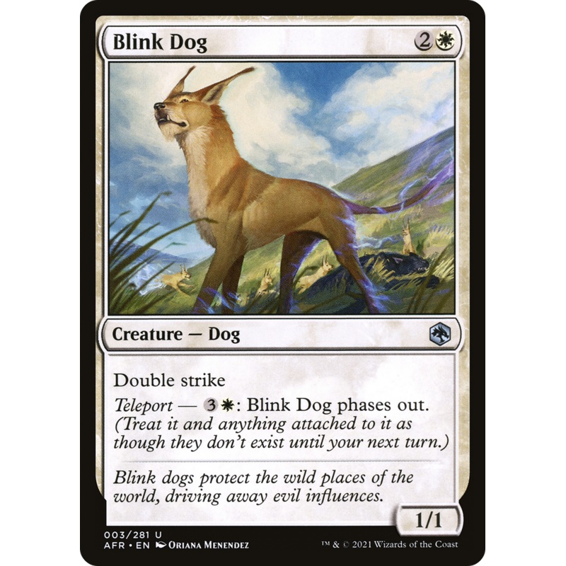 Blink Dog [Dungeons & Dragons: Adventures in the Forgotten Realms] Foil
