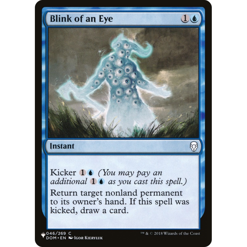 Blink of an Eye [The List]