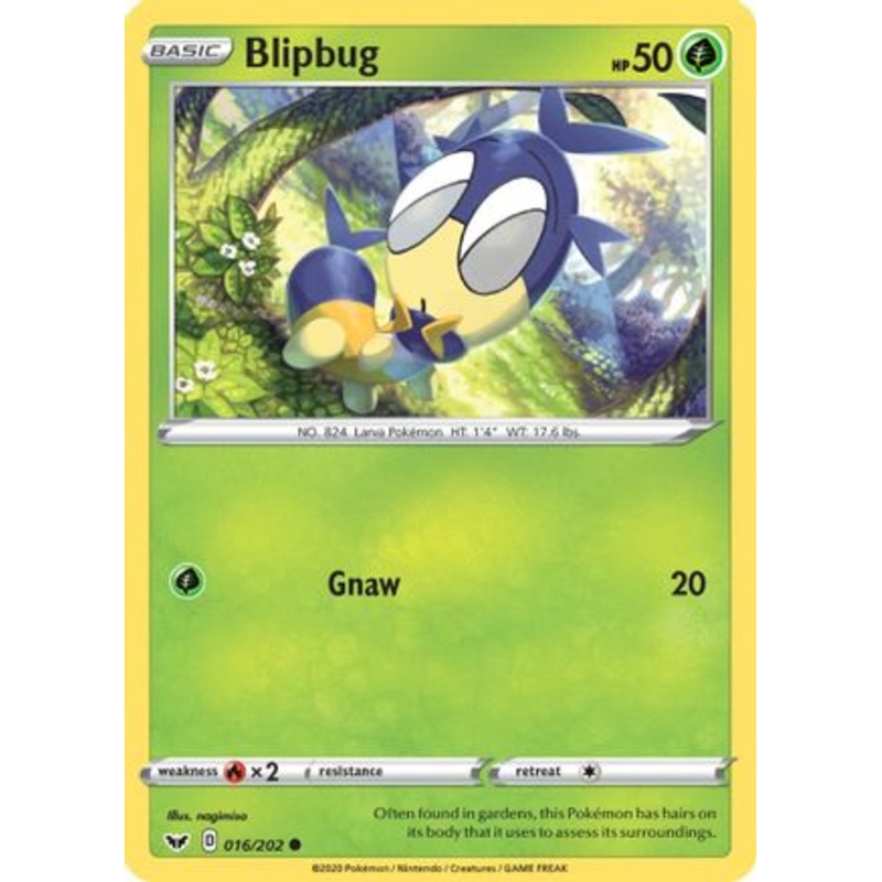 Blipbug (016/202) [Sword & Shield: Base Set] Reverse Holofoil