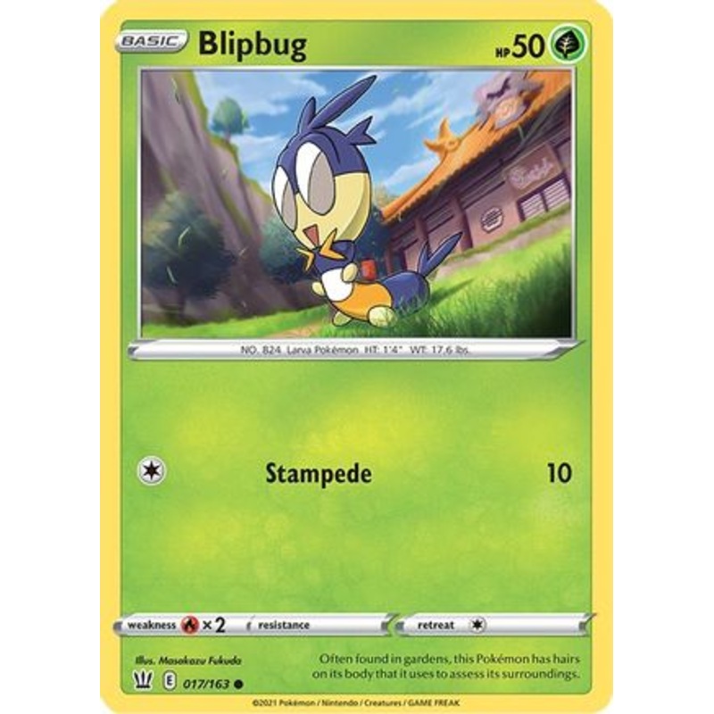 Blipbug (017/163) [Sword & Shield: Battle Styles] Reverse Holofoil