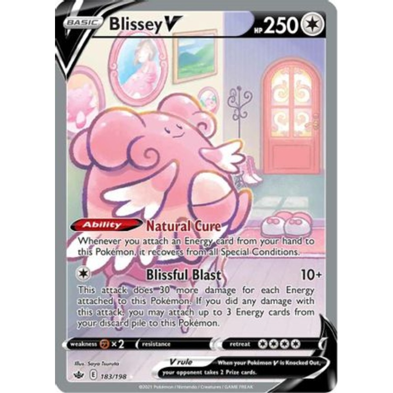 Blissey V (183/198) [Sword & Shield: Chilling Reign]