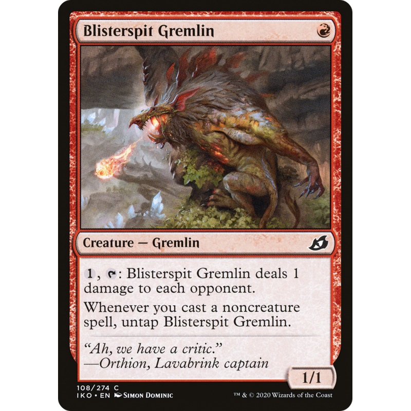 Blisterspit Gremlin [Ikoria: Lair of Behemoths]