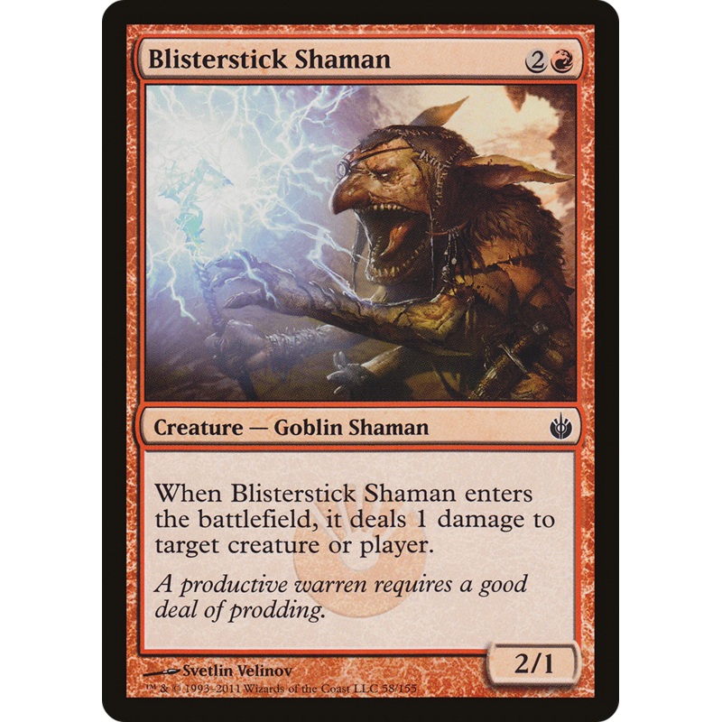 Blisterstick Shaman [Mirrodin Besieged]