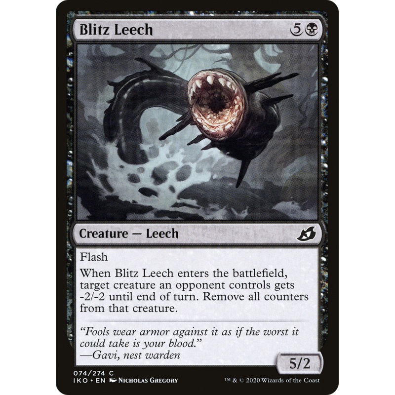 Blitz Leech [Ikoria: Lair of Behemoths] Foil
