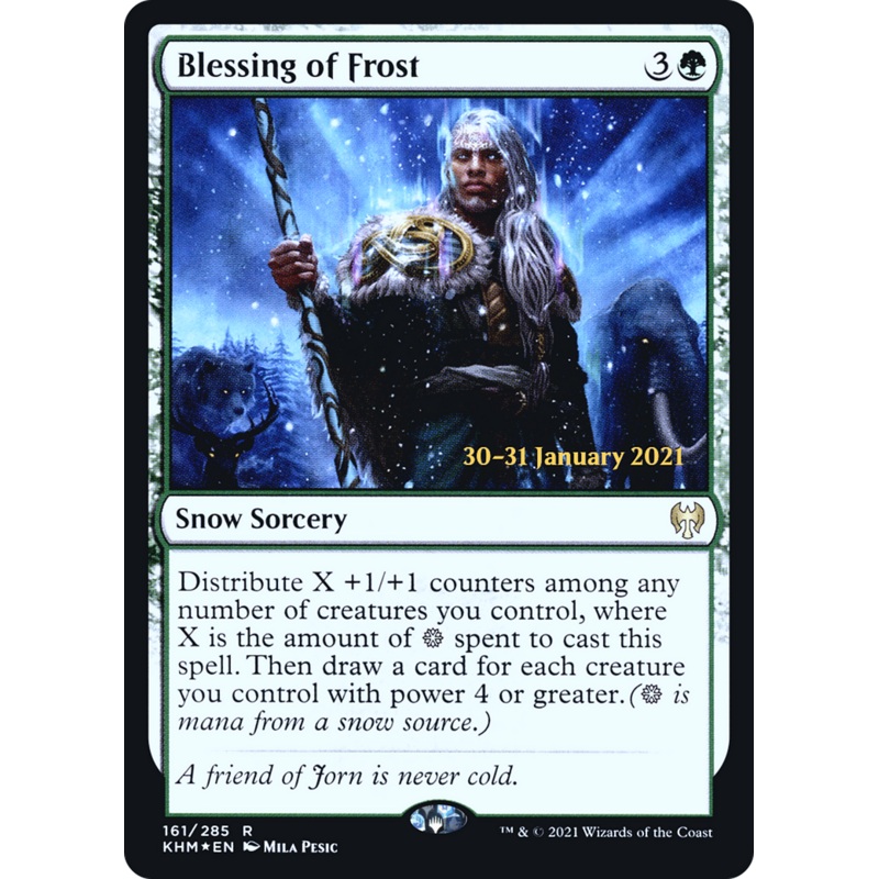 Blessing of Frost [Kaldheim Prerelease Promos]