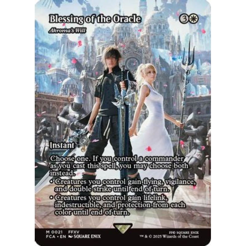 Blessing of the Oracle – Akroma’s Will (Showcase) (021) Foil – FINAL FANTASY: Through the Ages