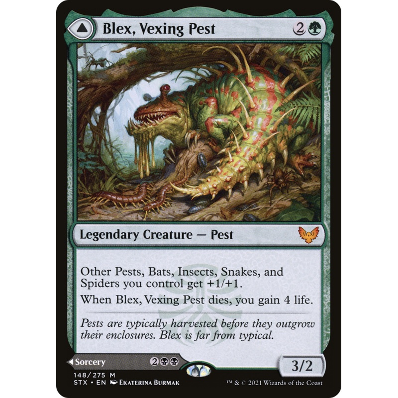 Blex, Vexing Pest // Search for Blex [Strixhaven: School of Mages]
