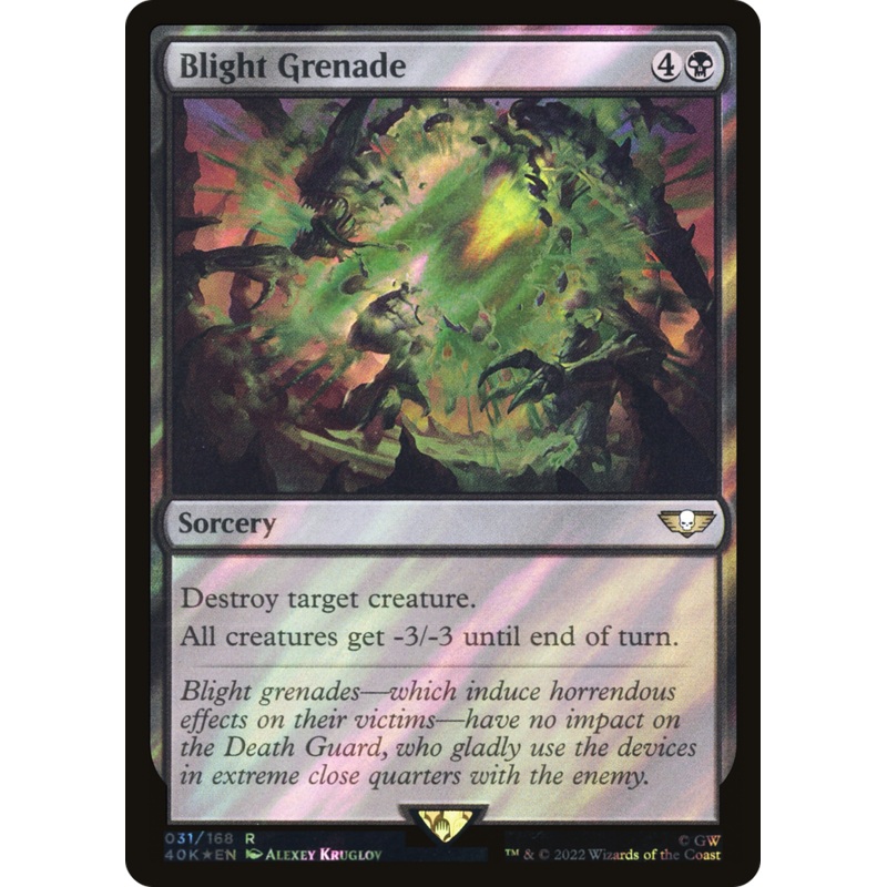 Blight Grenade (Surge Foil) [Warhammer 40,000]