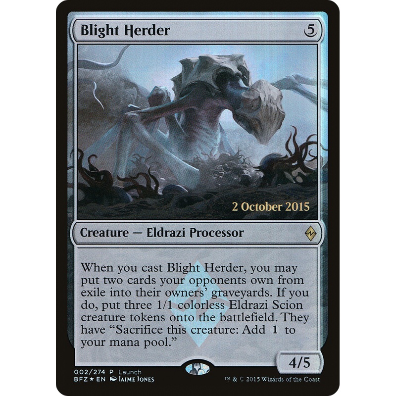 Blight Herder (Launch) [Battle for Zendikar Promos]