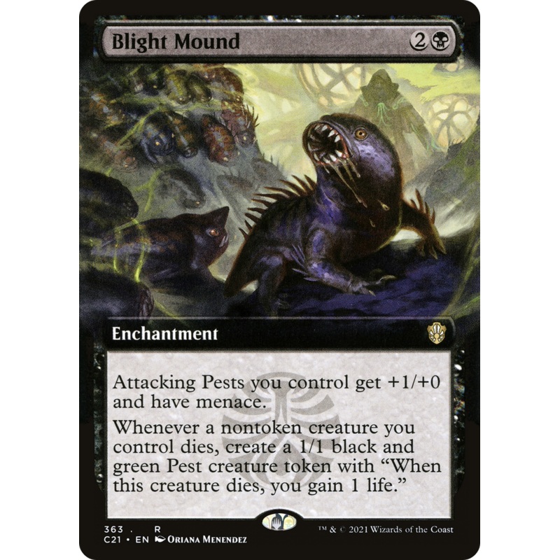 Blight Mound (Extended Art) [Commander 2021]