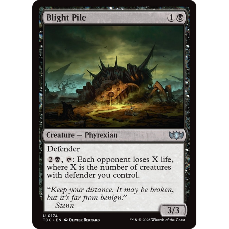 Blight Pile (174) – Commander: Tarkir: Dragonstorm