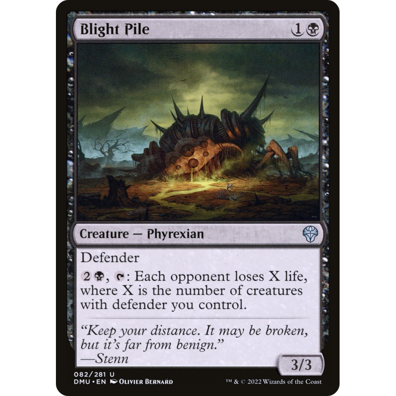 Blight Pile [Dominaria United] Foil