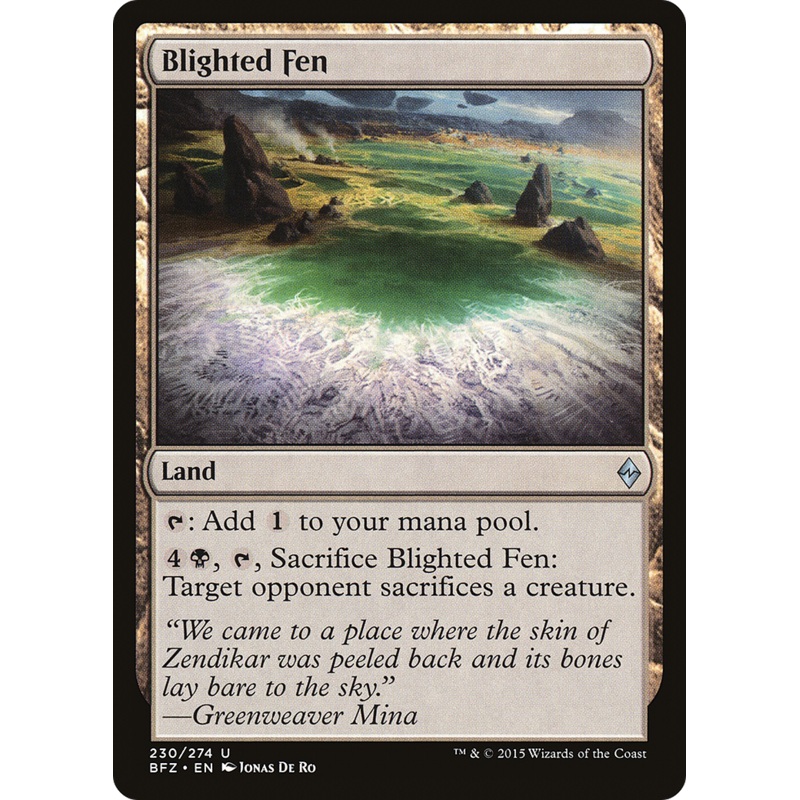 Blighted Fen [Battle for Zendikar]