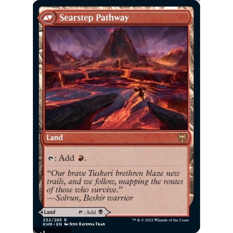 Blightstep Pathway // Searstep Pathway [Kaldheim] Foil