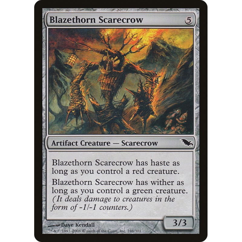 Blazethorn Scarecrow [Shadowmoor]