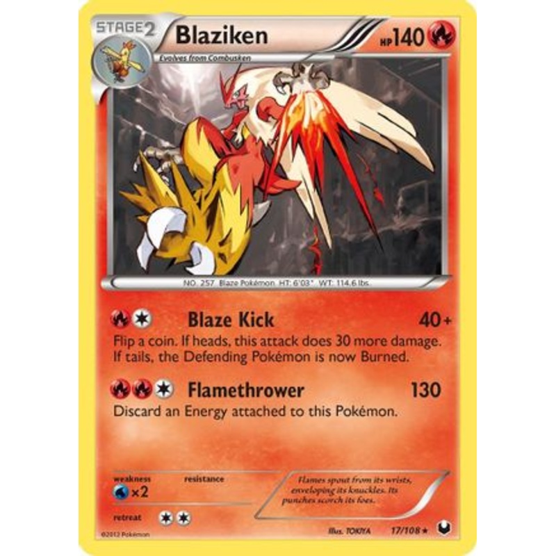 Blaziken (17/108) [Black & White: Dark Explorers]