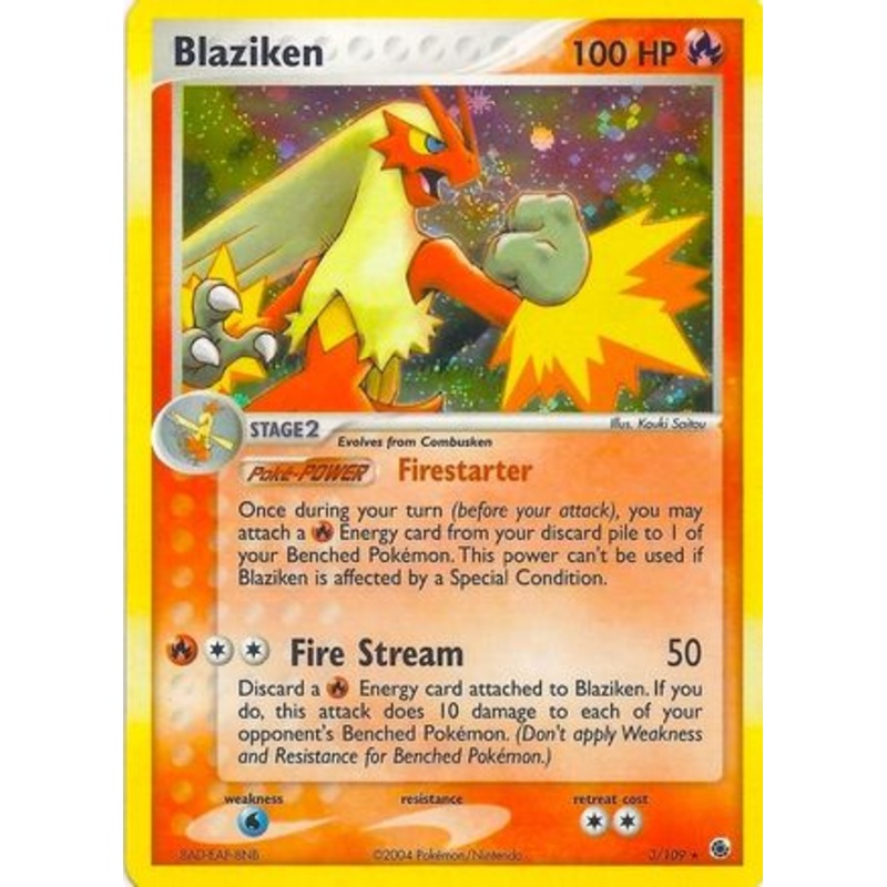 Blaziken (3/109) (Cosmos Holo) [EX: Battle Stadium]