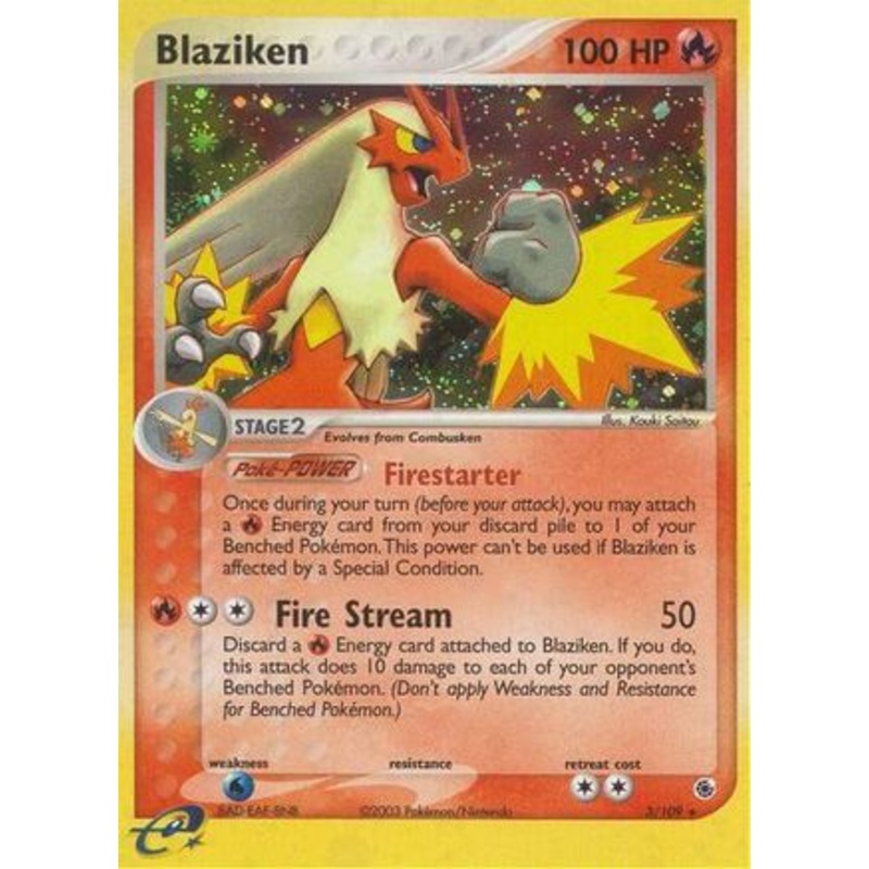 Blaziken (3/109) [EX: Ruby & Sapphire] Reverse Holofoil