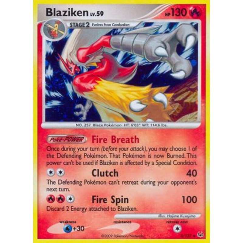 Blaziken (3/127) [Platinum: Base Set]