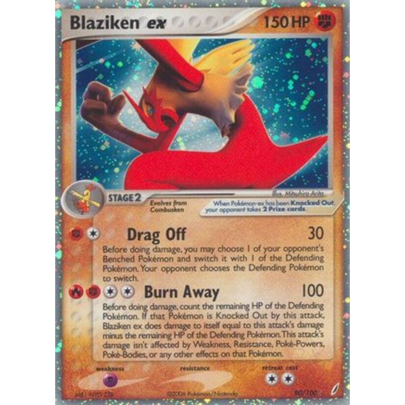 Blaziken ex (90/100) [EX: Crystal Guardians]