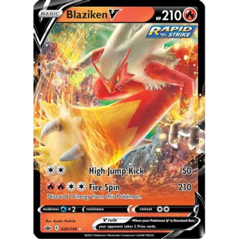 Blaziken V (020/198) [Sword & Shield: Chilling Reign]