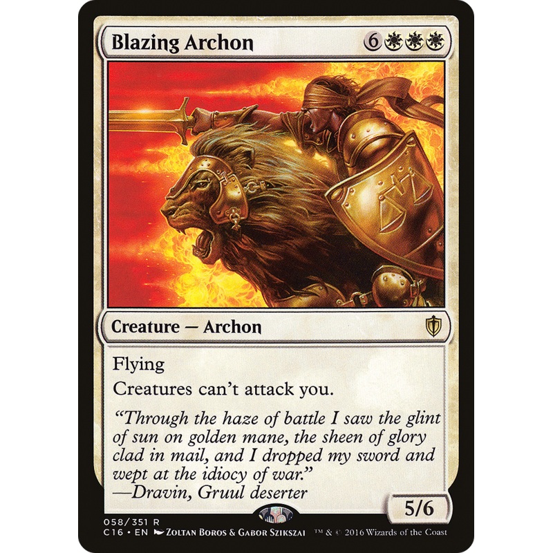 Blazing Archon [Commander 2016]