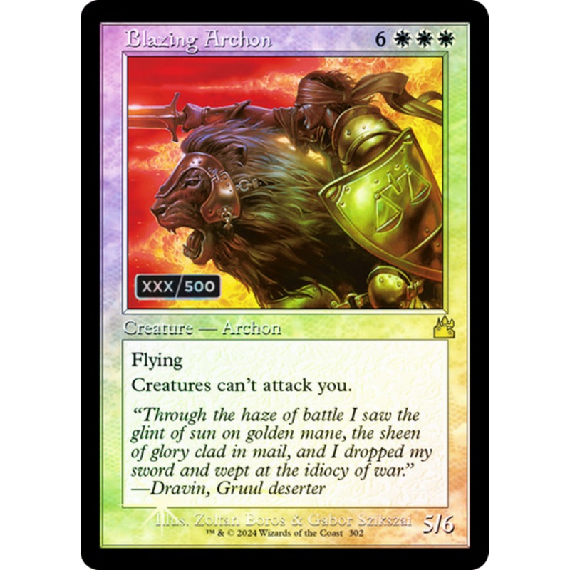 Blazing Archon Foil (302Z)