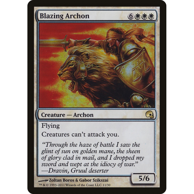 Blazing Archon [Premium Deck Series: Graveborn]