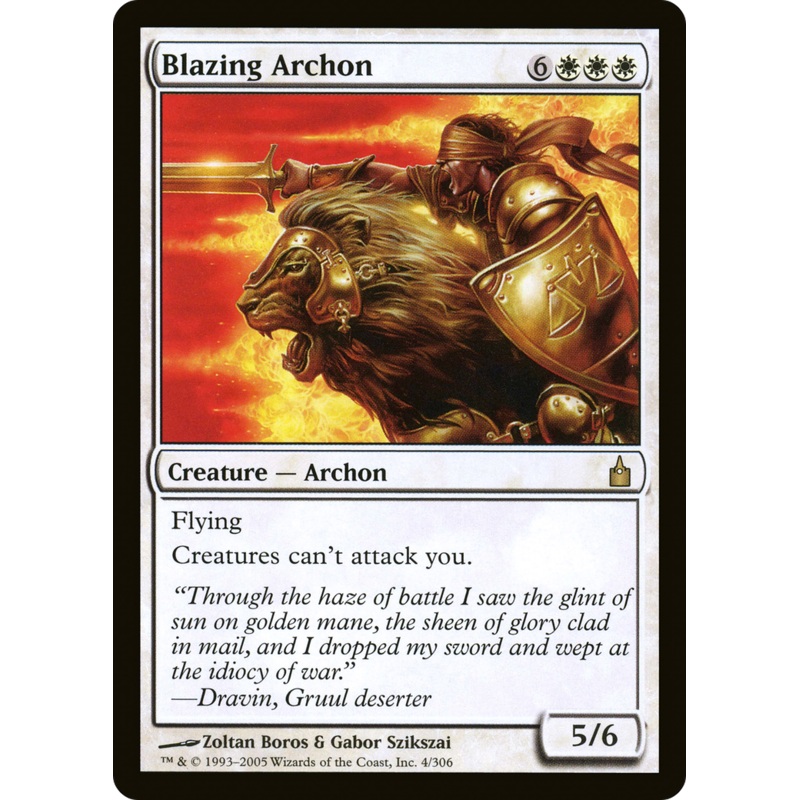 Blazing Archon [Ravnica: City of Guilds]