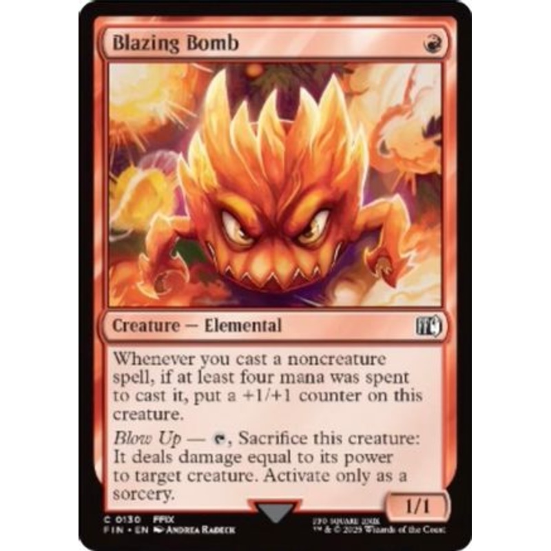 Blazing Bomb (130) Foil – FINAL FANTASY