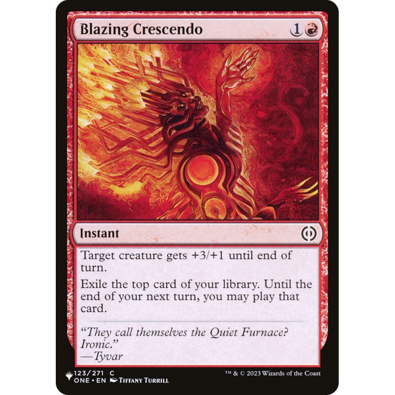 Blazing Crescendo [The List]