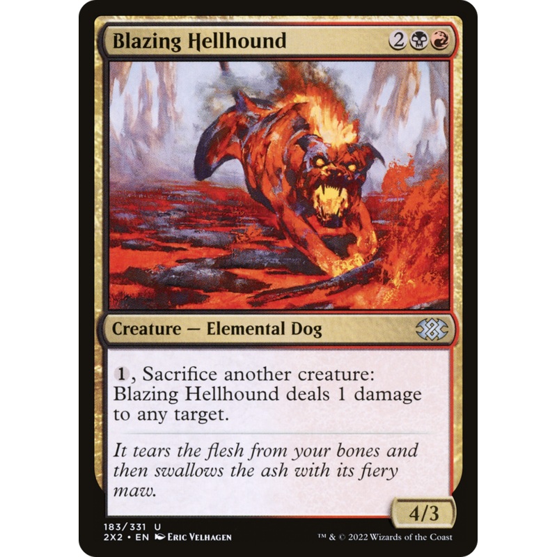 Blazing Hellhound [Double Masters 2022]