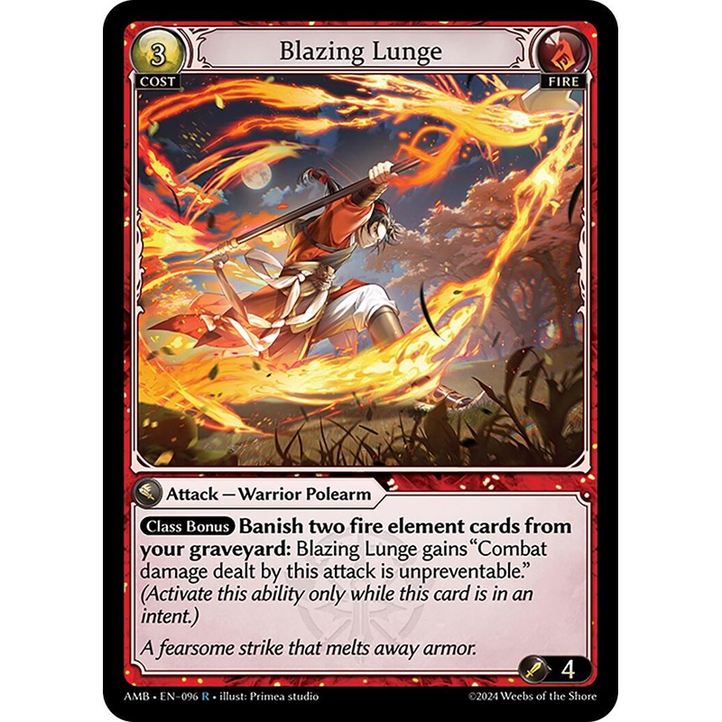 Blazing Lunge (096) [Mortal Ambition]