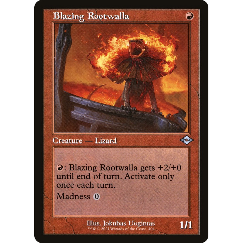 Blazing Rootwalla (Retro) [Modern Horizons 2]