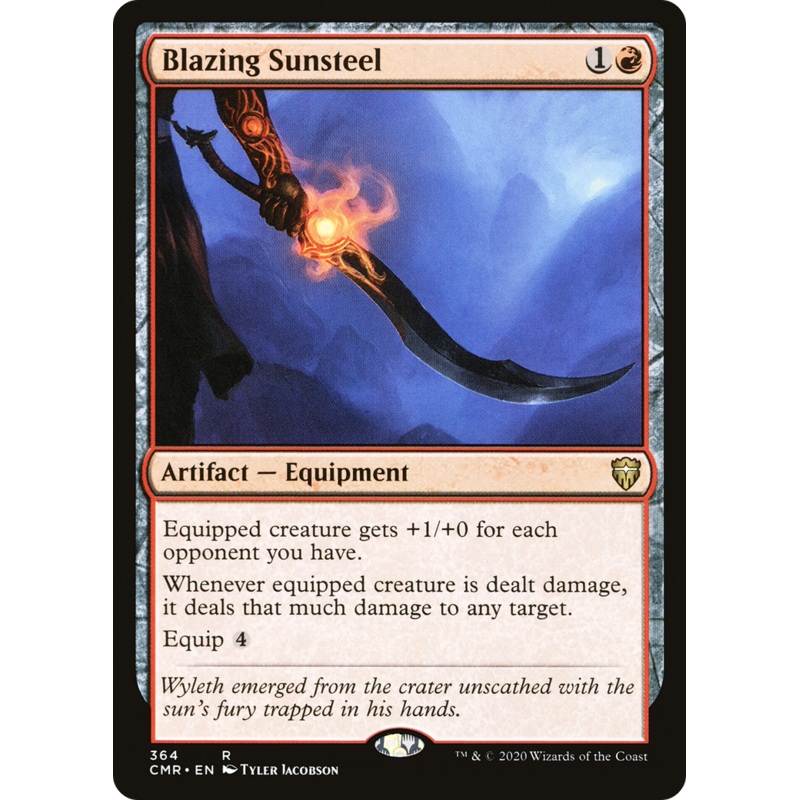 Blazing Sunsteel [Commander Legends]