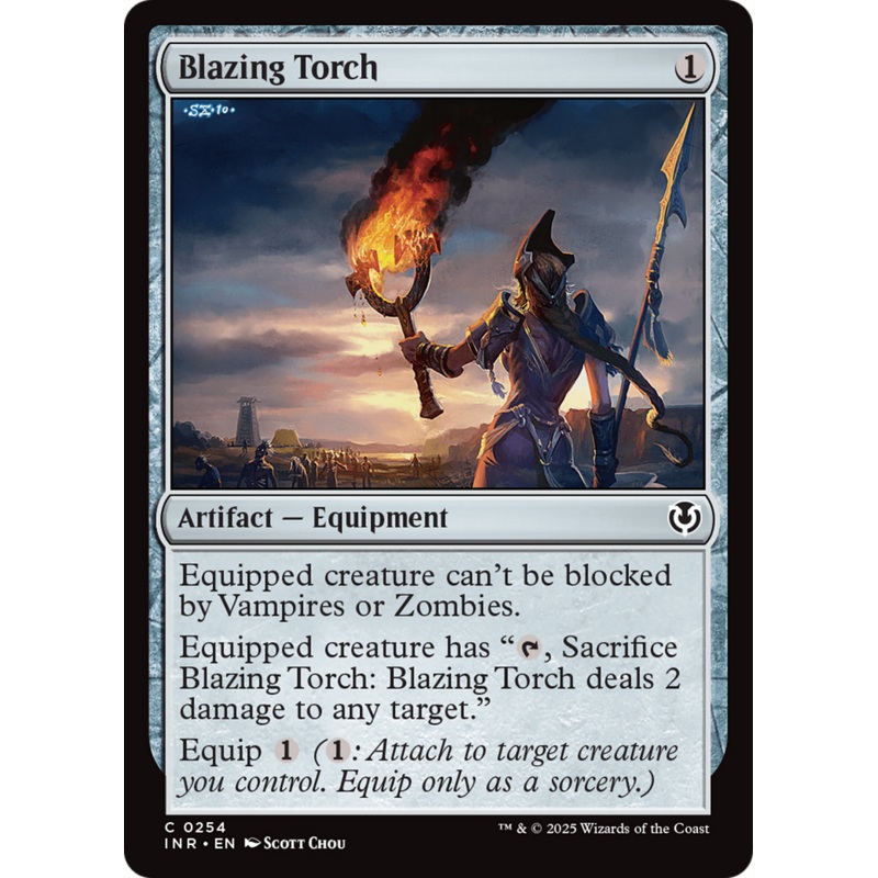 Blazing Torch Foil (254) – Innistrad Remastered