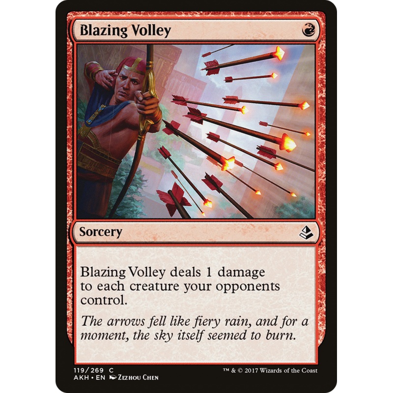 Blazing Volley [Amonkhet]